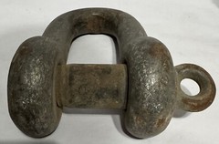 Large Shackle Anchor Rigging With Screw In Pin Weighs 15 1/2 Pounds Heavy Duty