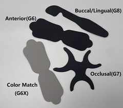 Dental Flexible Silicone Rubber Photography Contraster Black Background Board