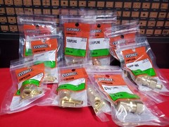 10 Everbilt 3/8″ OD Lead-Free Brass Compression Coupling 613 331 LFA-110 (8.5A3)