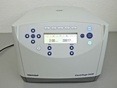 Eppendorf 5430 Centrifuge w/ FA-45-30-11 Rotor, 120V, 14,000 RPM/20,000RCF