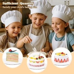 PercyEffie 100 Pack 6 Inch Cake Board Bulk, Round Boards 6 Inches, White