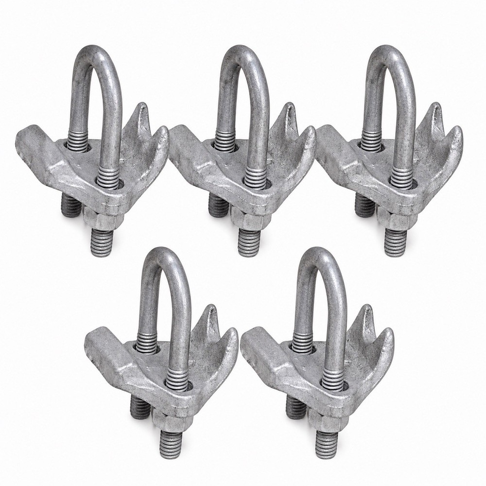 Lot of 5 Grainger 3KG70 Right Angle Beam Clamp 1-1/2” Conduit Pipe KRA-150M