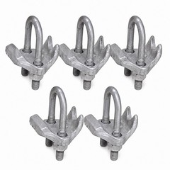 Lot of 5 Grainger 3KG70 Right Angle Beam Clamp 1-1/2” Conduit Pipe KRA-150M
