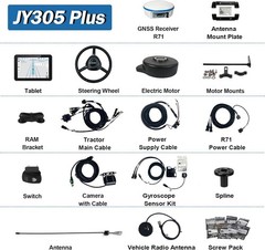 JY305 Tractor GNSS Autosteer System AB Line in Straight Curve A+ Pivot U-Turn