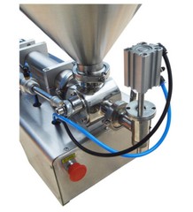 110V Pneumatic 50-500ml Paste Liquid Filling Machine 304SS for Oil Cream Shampoo