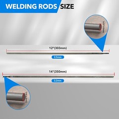 1/8″ J422 Carbon Steel Stick Welding Rods, 4.5LB for Welding Machines