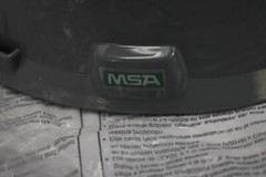 MSA V-Guard Type I Protective Helmet Gray Safety Hard Hat Branded 495736