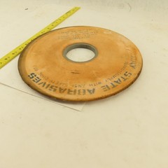 Bay State Abrasives 17A120N8VS2KS 12″x.500×3″ Angled Face Grinding Wheel 2070RPM