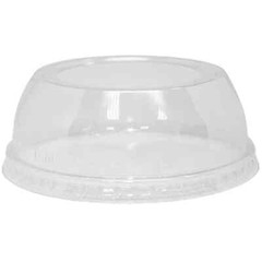 Karat 98mm PET Plastic Dome Lids – Wide Opening – 1,000 ct, C-KDL626-WH