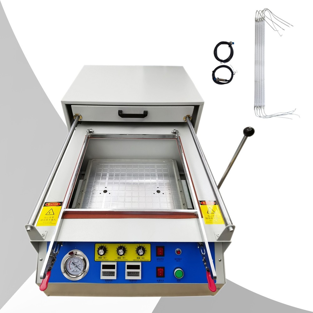 220V 1PH 3.6KW Vacuum Blister Machine 15.7″*15.7″*5.9″ 20m³/h Pump
