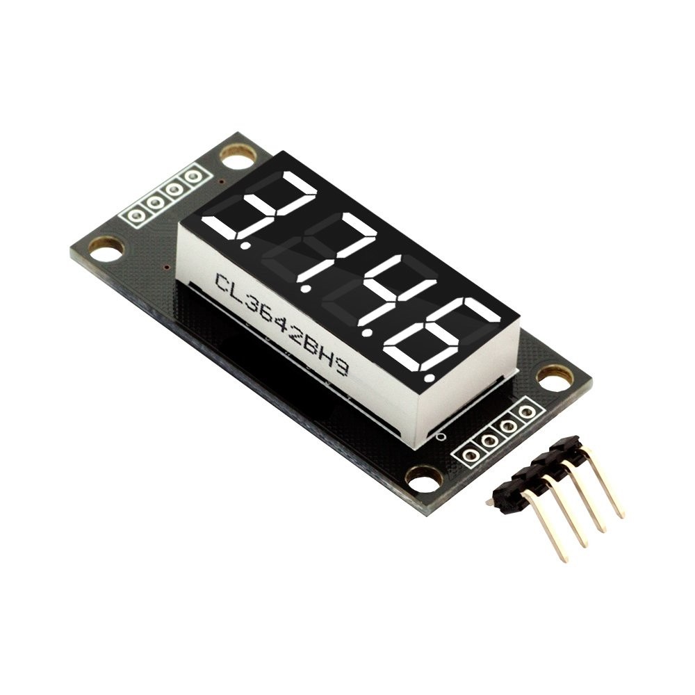 0.36″ TM1637 7-Segment 4-Bit Digital Tube LED White Display Module For Arduino