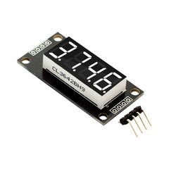 0.36″ TM1637 7-Segment 4-Bit Digital Tube LED White Display Module For Arduino