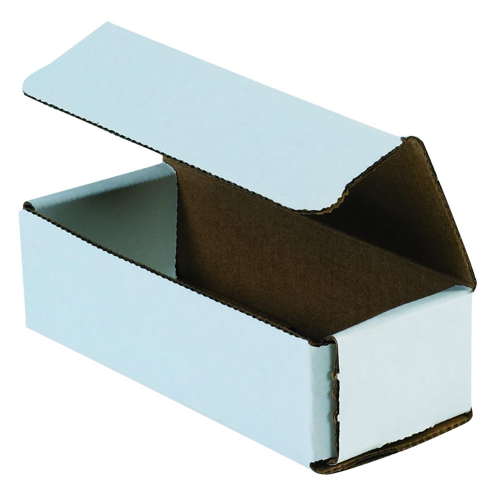 50 pieces 14″ x 4″ x 2″ White Corrugated Mailers Tuck Flap Boxes, Free Shipping