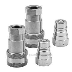 New 3/8″ NPT 3/8″ Body Poppet Pioneer Style Quick Connect Hydraulic Coupler