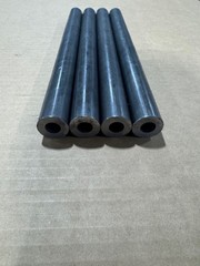 (4 PCS) 1″ OD x 1/4″ Wall DOM Seamless Round Tube x 12″ Long, Mild Steel Tube