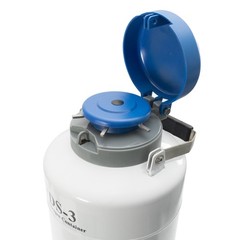 HFS(R) 3L Liquid Nitrogen Tank Aluminum Alloy Cryogenic Container LN2 Dewa