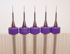 (5) NEW 0.20mm (.0079″) Printed Circuit Board Carbide Micro Drills (PCB)
