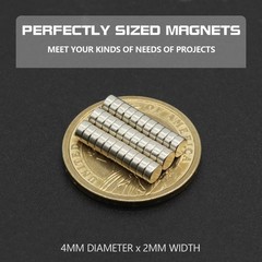 200PCS N35 Strong Neodymium Magnets Round Disc NdFeB Permanent Rare Earth Magnet