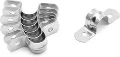Versatile 30-Pack Stainless Steel Conduit Straps for Secure Pipe Installation