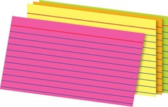 Office Depot Brand 3″ x 5″ Glow Index Cards, Assorted Colors, 300-Pk