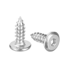 M3 X 25Mm (25 Pack) Flat round Socket Head Screws, Stainless Steel Self Tapping