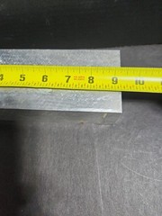 ALUMINUM SQUARE/ BLOCK / BAR, ( 9 1/4″ x 3″ x 2″ ) 5.5 Pounds