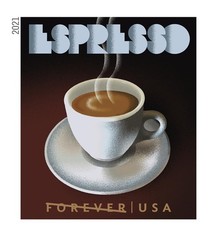 United States Postal Service Usps Espresso Drinks First Class Forever Postage