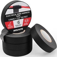 5 Rolls Cloth Tape Wire Electrical Wiring Harness car auto suv truck 3/4 X 50 FT