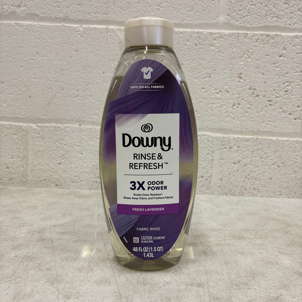 Downy Rinse and Refresh Fabric Rinse Fresh Lavender – Rinse Out Odors – 48 fl oz