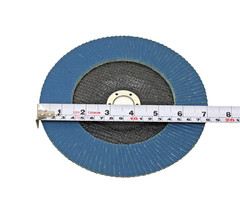 Lot of (5) Premium Zirconia Flap Disc Grinding Wheel 7″ x 7/8″ 120 Grit 7103712
