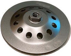 7 In Diamond Turbo Segmented Cup Grinding Wheels Fast Grinding 5/8″-11 threaded