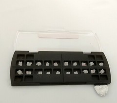 10 Packs Dental Ceramic Brackets 022 MBT 345 Hooks 20pcs per pack White Color