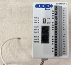 Automation Direct C0-00DD1-D Click Koyo Basic PLC 24VDC 20W 4.0mA/pt Module Whit