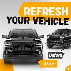 Front Bumper w/ Fog Light Holes Steel Black 2016-2019 Silverado 1500 LD 84029813