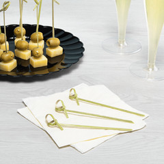 Karat Earth 4″ Bamboo Knot Skewer – 5,000 pcs, KE-U6014