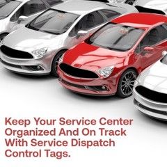 1000 Automotive Service Dispatch Mirror Hang Tags Numbered Series RL78