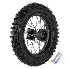 12 Rear Wheel 80/100-12 Tire 428-76T 190mm 110-140cc CRF70 KX65 DB14 XR70 15mm