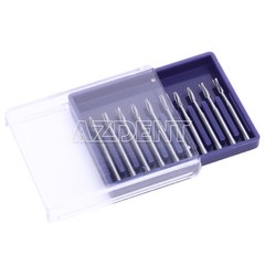 Dental Tungsten Steel Carbide Burs FG 558 for High Speed Handpiece 10pcs/box