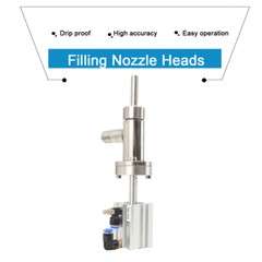 1000ml Anti-Drip Filling Nozzle Head For Liquid Paste Filling Machine Head 12mm