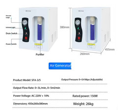 3L/min, 5L/min Air Generator, High-purity Hydrogen and Nitrogen Generator