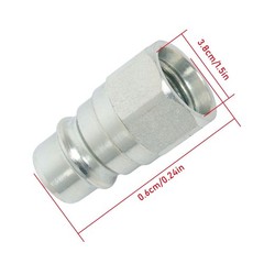 4Pcs Male Hydraulic Quick Coupler Plug AW32184 For John Deere 1023 1025