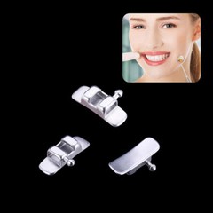 100 Pcs 10 Packs Dental Orthodontic Lingual Sheath Left/Right with Hooks