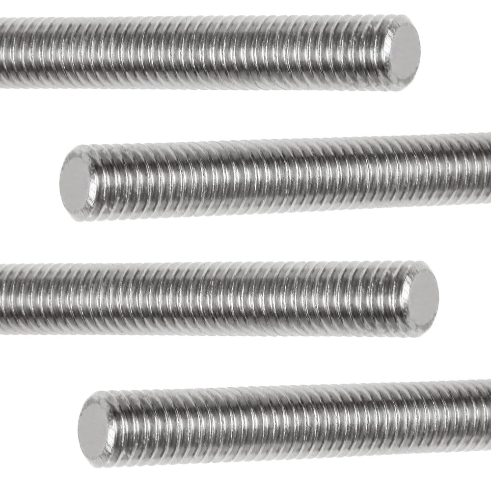 1/4-20 x 12 Fully Threaded Rod, 4PCS 1/4″-20 12 in All Threaded Rods, 304 Stainl