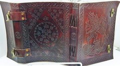 VintageLeather Notebook5x7–Handmade DiaryJournal,Sketchbook,200Pages |B1 G1 Free