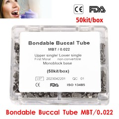 Dental Orthodontic Buccal Tube 1st Molar Single Bondable MBT 022 Monoblock