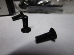 M4-0.7 x 12mm L 2.5mm Hex 10.9 Bl Oxide Steel Flat Head Socket Cap Screw QTY 100
