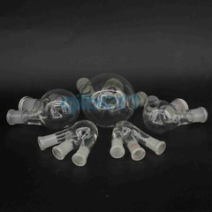 10/25/50/100/250/500/1000ml 3 Necks Joint GG17 Glass Flask Round Bottom Lab