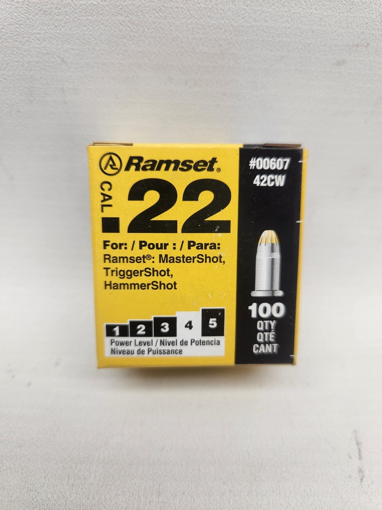 Ramset 42CW, Yellow master shot, triggershot, Hammer shot. #00607 .22 Caliber