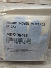 MEDLINE Nitrile Exam Gloves Extended Cuff *18 Pair* Sterile Size: Medium
