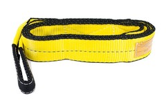 4 Pk 2″x8′ Web Sling – 6400 LBS WLL Vertical – 2-Ply Eyelets Tow Lifting Straps